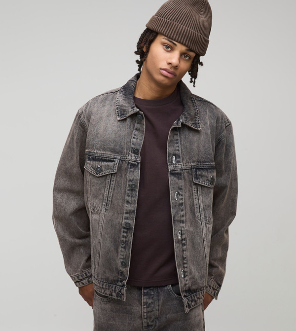 Washed Regular Fit Denim Jacket