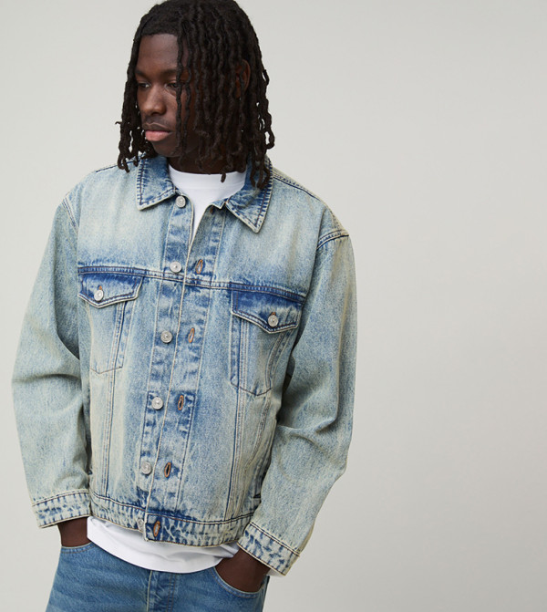 Washed Regular Fit Denim Jacket