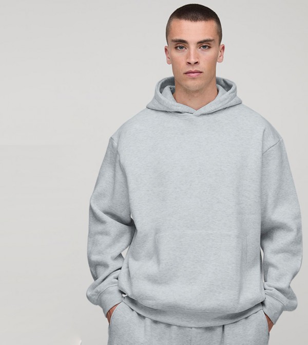Solid Oversized Hoodie