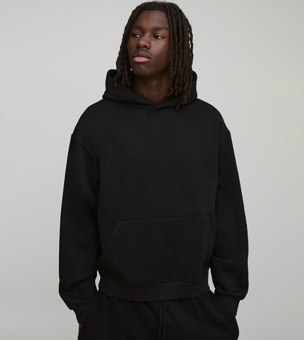 Solid Oversized Hoodie