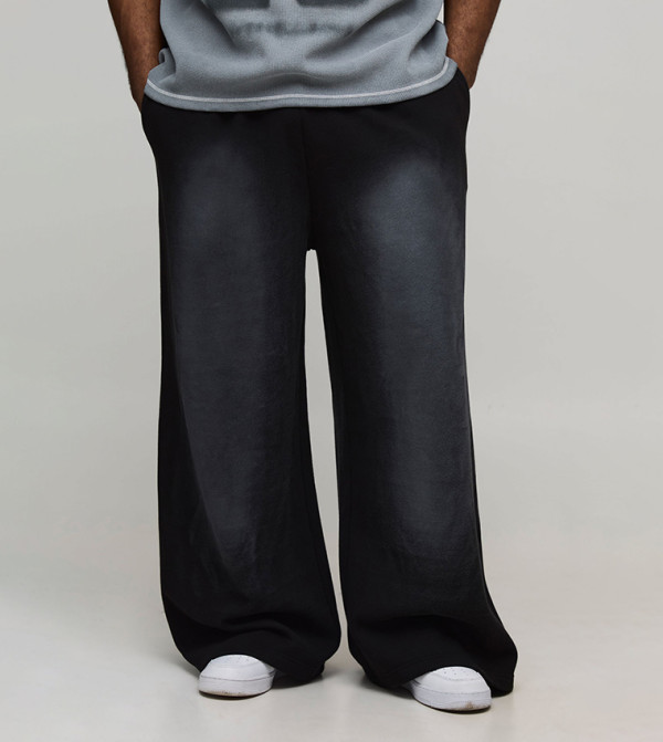 Extreme Wide Leg Spray Wash Joggers