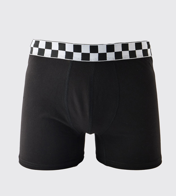 سروال داخلي بخصر مرن - قطعتين 