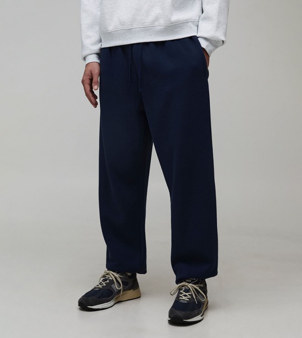 Drawstring Waist Baggy Fit Sweatpants