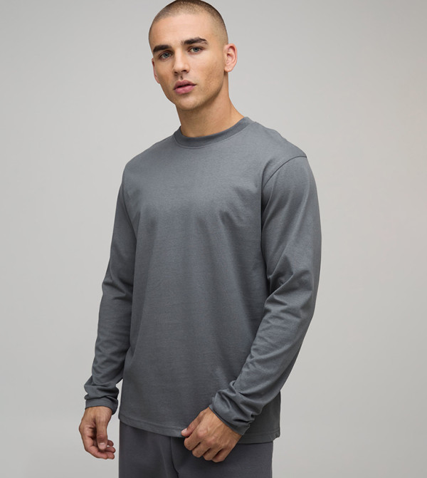 Heavyweight Regular Fit Long Sleeves T-Shirt