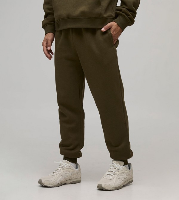 Drawstring Waist Regular Fit Joggers