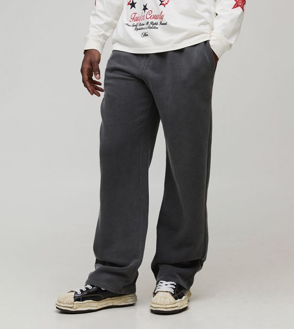 Washed Straight Fit Sweatpants