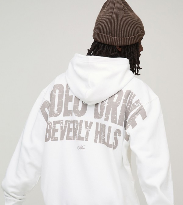 Rodeo Over The Seams Print Oversized Hoodie
