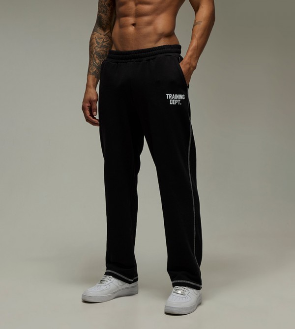 Training Dept Straight Leg Contrast Stitch Sweatpants