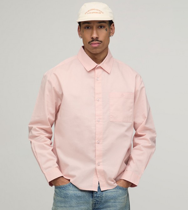 Long Sleeves Oversized Oxford Shirt