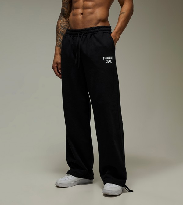 Training Dept Adjustable Cuff Wide Leg Sweatpants