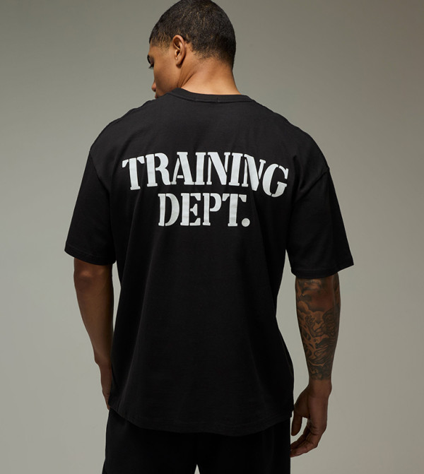 Training Dept Stencil Oversized T-Shirt