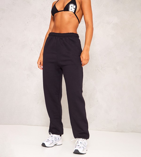 Sweat Cuffed High Waist Joggers