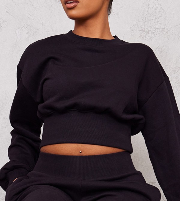 Tall Cropped Oversized Sweatshirt