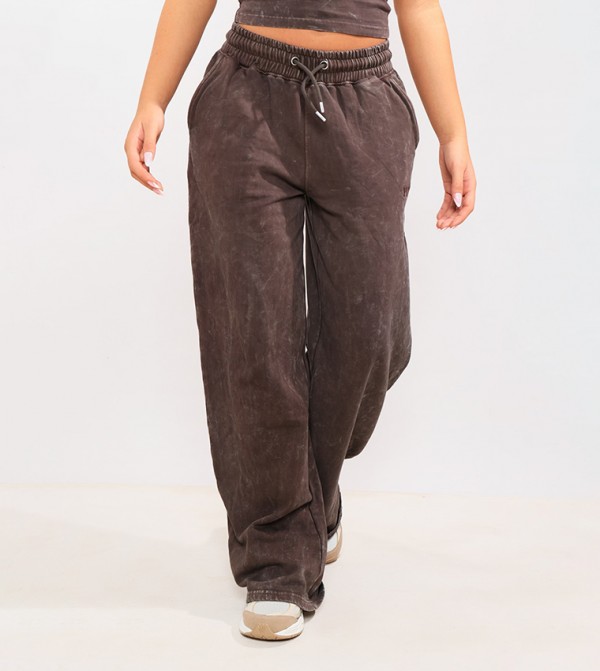 Washed Oversized Low Rise Sweatpants