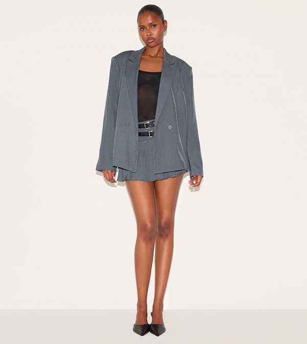 Tailored Woven Oversized Blazer