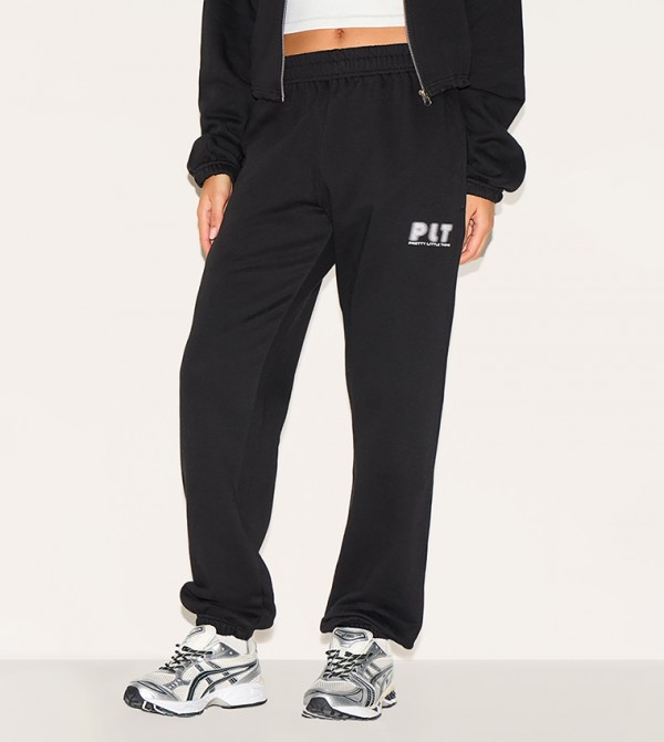 Solid Oversized Cuffed Joggers