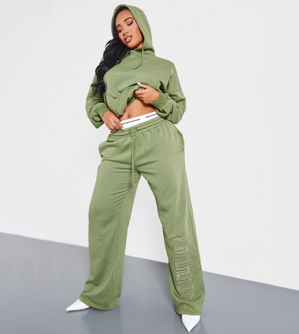 Shape Logo Detail Sweatpants