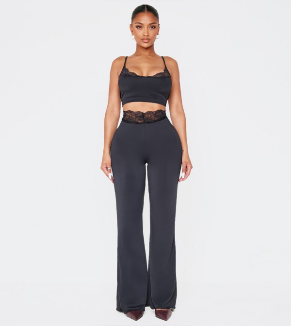 Shape Sculpt Lace Trim Cami Top