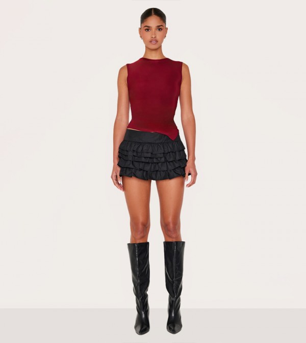 Woven Rara Skort