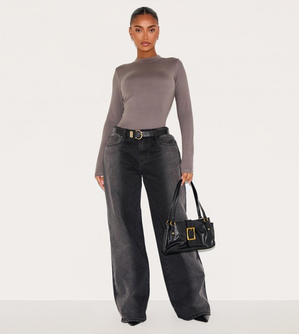 Shape Sculpted Long Sleeves Bodysuit Top