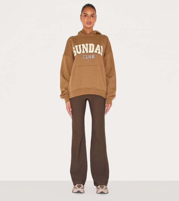 Sunday Borg Appliqued Oversized Hoodie
