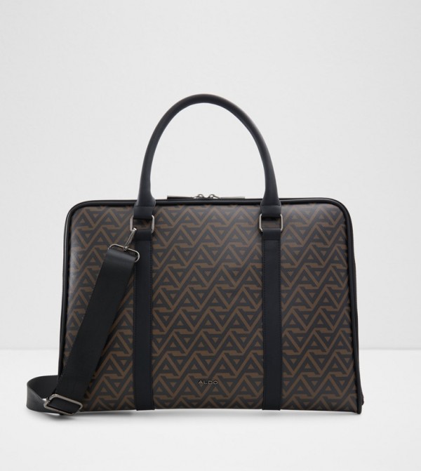 COLTER Logo Patterned Laptop Bag