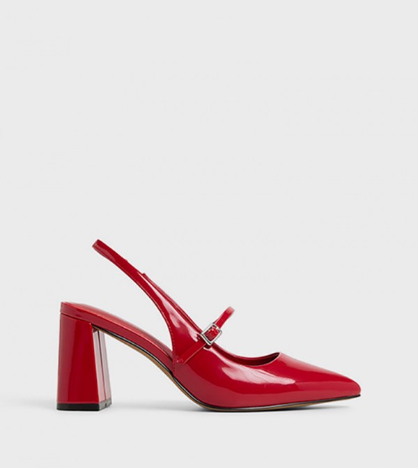 COQUETTTE Buckle Detail Slingback Pumps