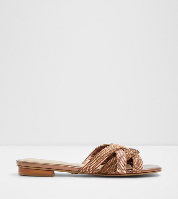 CORALLY Embellished Flat Sandals