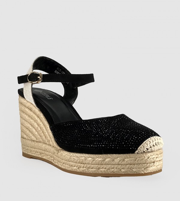 Embellished Wedge Sandals