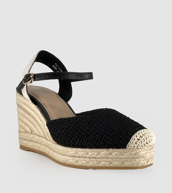 Embellished Wedge Sandals