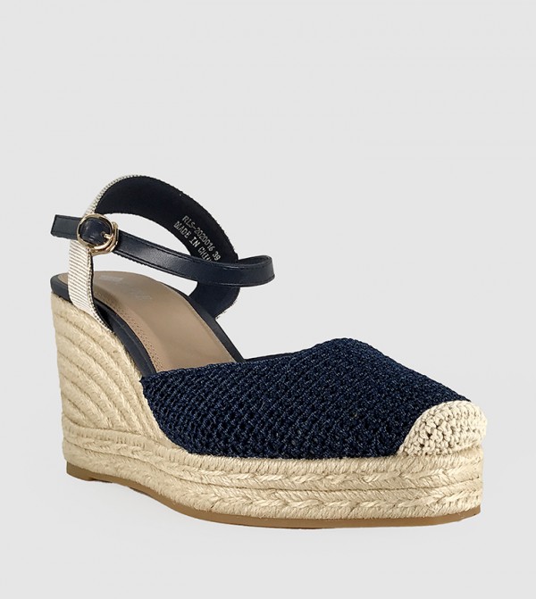 Embellished Wedge Sandals