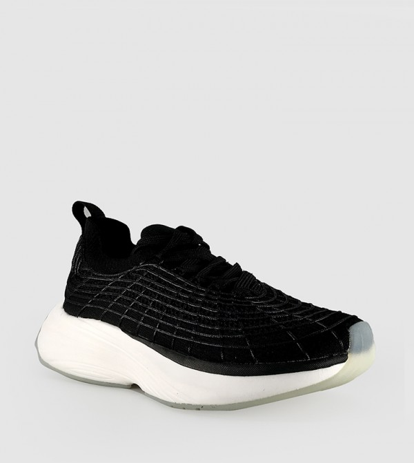 Knitted Athletic Techloom Running Shoes