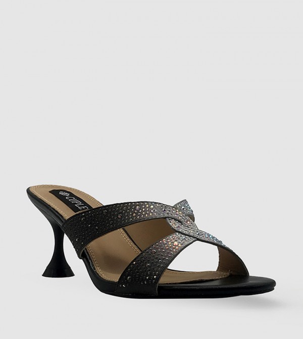 Embellished Heeled Sandals