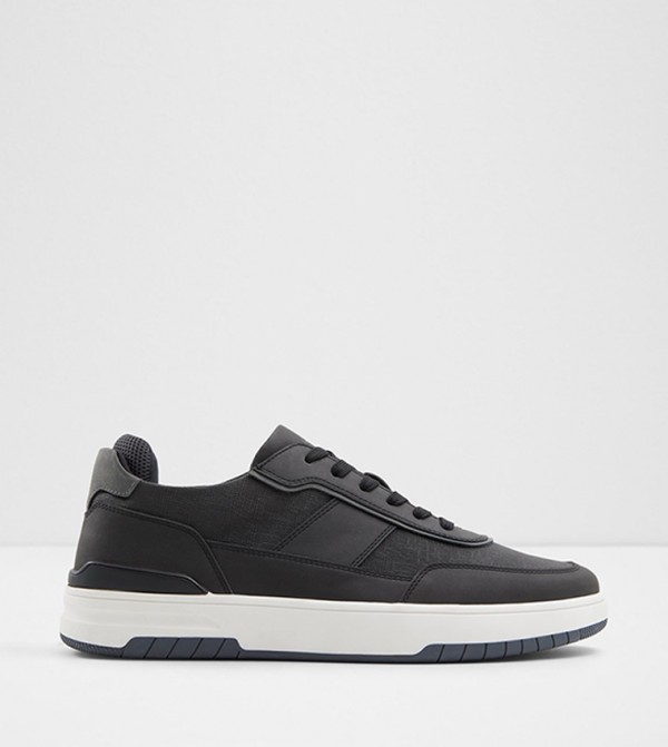 Buy Aldo CREED Round Toe Lace Up Sneakers In Black 6thStreet UAE