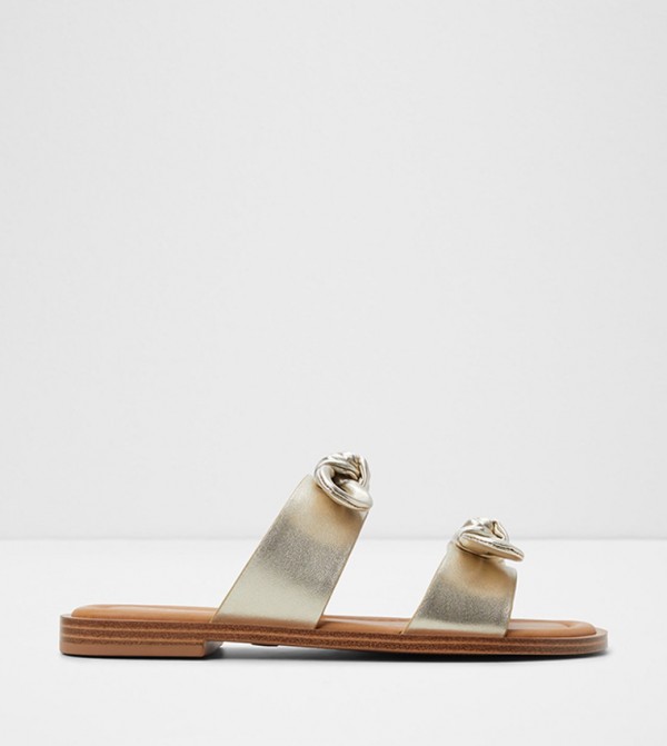 CREEKSIDE Bow Detail Flat Sandals