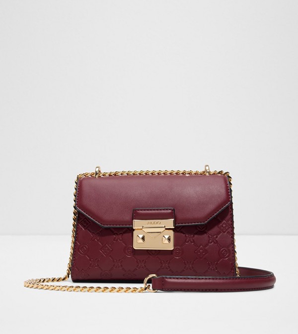CRELALLE Self Patterned Flap Crossbody Bag