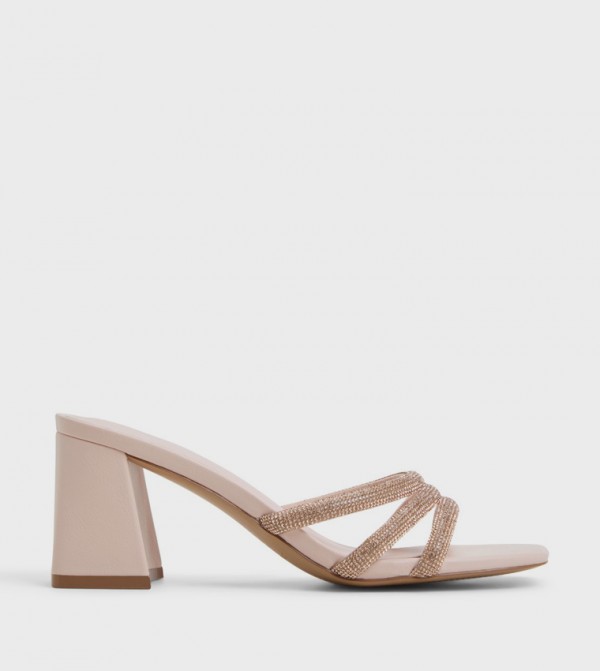 CROWN Embellished Heeled Sandals