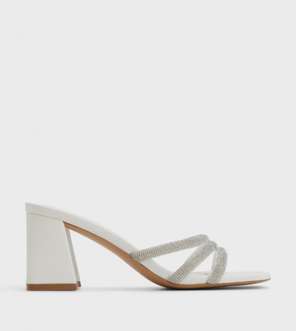 CROWN Embellished Heeled Sandals