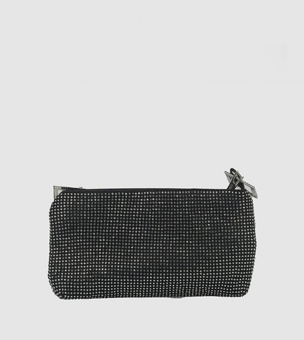 Stone Embellished Clutch Bag