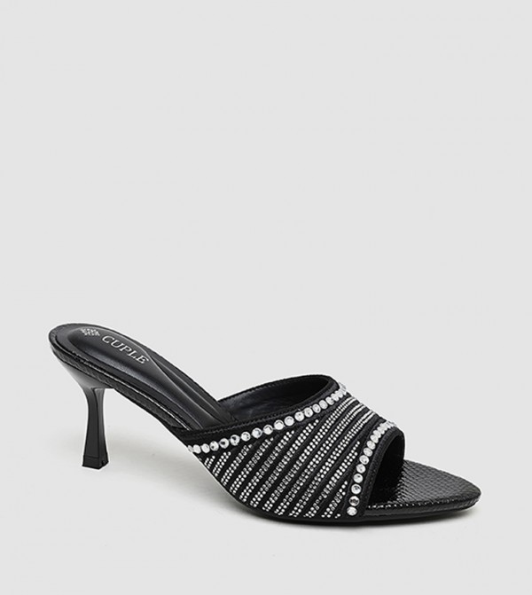 Embellished Heeled Sandals