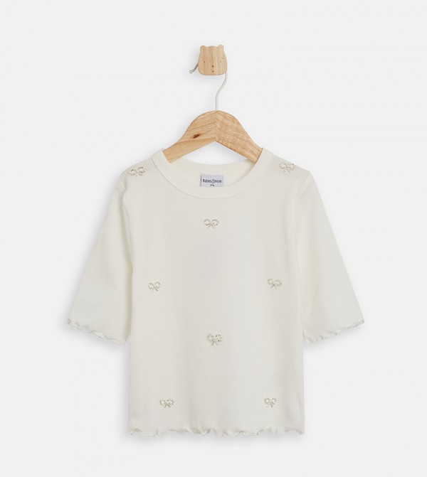 Embellished Short Sleeves T-Shirt