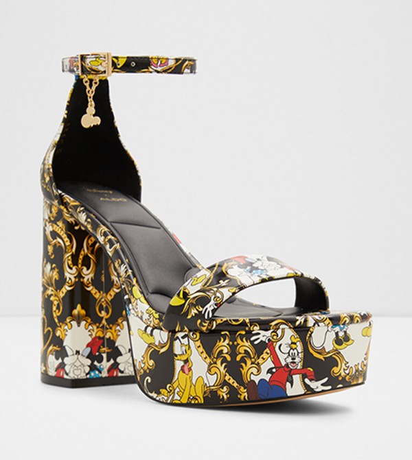 Buy Aldo Disney X Aldo PLATFORM Printed Platform Heel Sandals In Multiple Colors 6thStreet Saudi Arabia