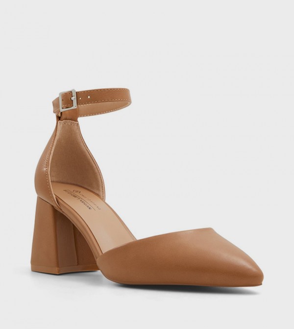 DALIAA Ankle Strap Pumps