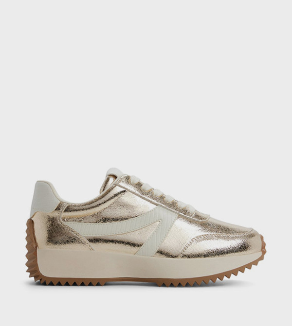 سنيكرز جري بمقدمة مستديرة 