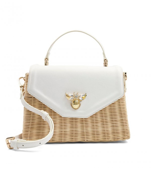 Buy Dune London Medium Bug Shoulder Bag In White 6thStreet UAE