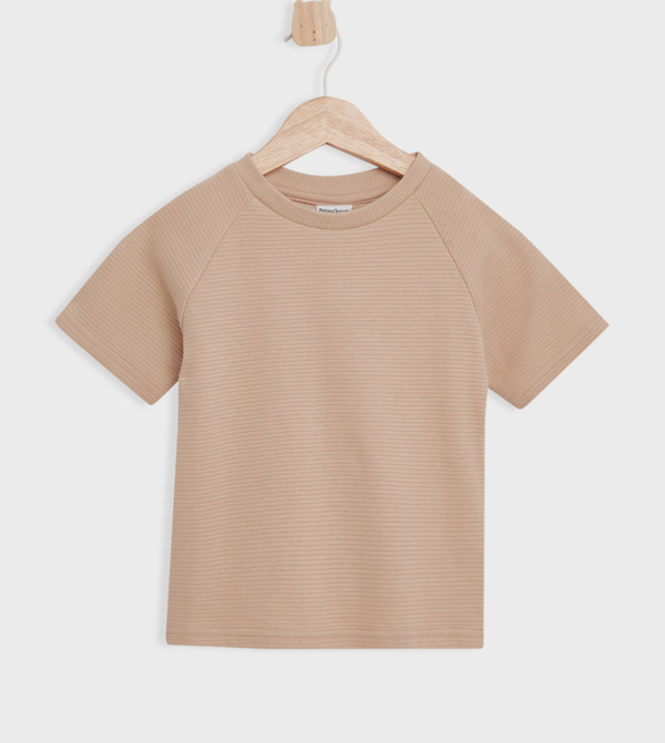 تيشيرت سادة برقبة مستديرة 