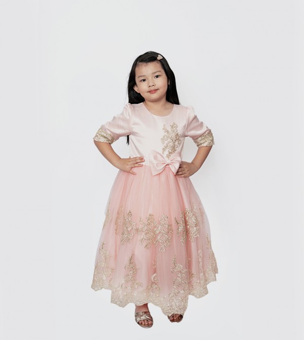 Duchess Bow Detail Party Dress