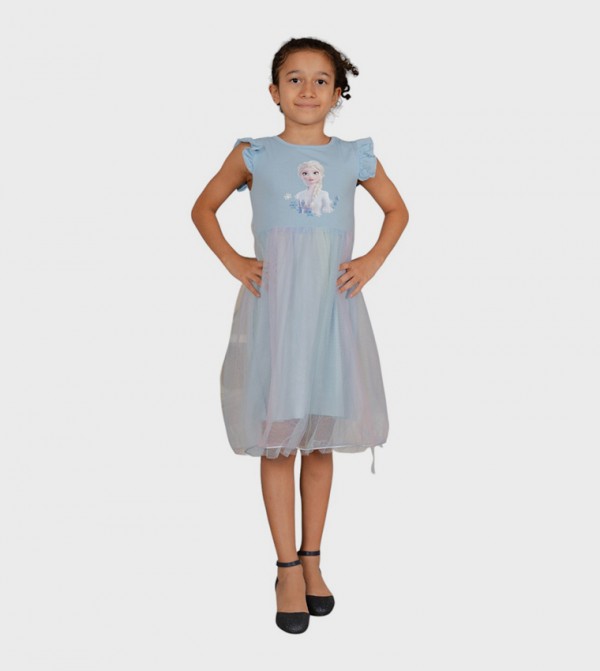 Elsa Frozen Wonderland Midi Dress