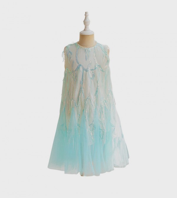 Aqua Fairy Tulle Dress