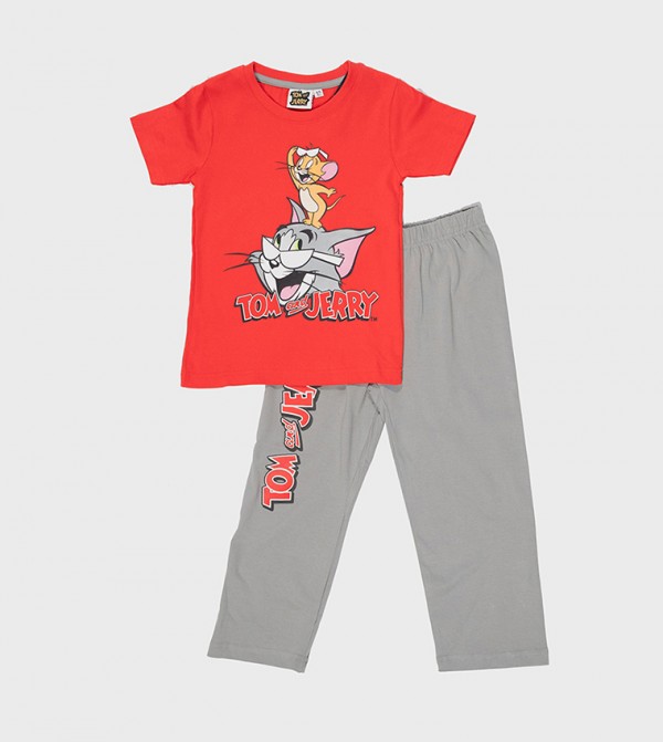 Buy Tom And Jerry Hollywood Magic Tom Jerry Print Short Sleeves